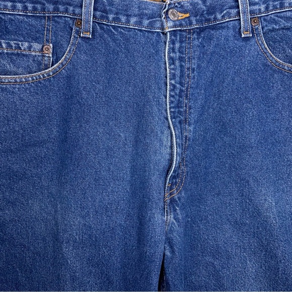 Vintage 40x30 Levis Jeans Straight Leg Relaxed Fit Classic Blue Denim Western - Picture 6 of 12